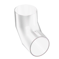 Кожух (окожушка) оцинкованный для отвода 45° 160x0,55 мм ГОСТ 30732-2020