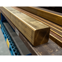 Квадрат бронзовый ДКВНТ 18x18 мм БрБ2,5 ГОСТ 15835-2013