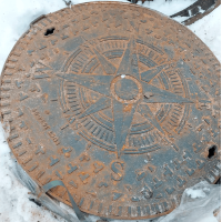 Люк чугунный легкий круглый Л (А15) 550 мм ВЧ40 ГОСТ 3634-2019