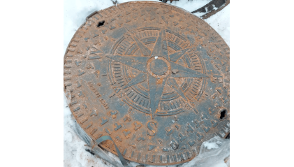 люк чугунный ЛУ (А30) круглый 550 мм ВЧ45 купить в Ижевске