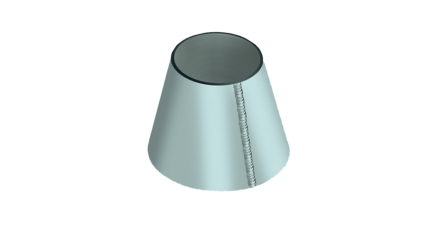 обечайку оцинкованную коническую 1220x720x8 мм Ст3 купить в Ижевске