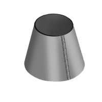 Обечайка стальная коническая 3000x2020x26 мм 09Г2С ГОСТ 14249-89