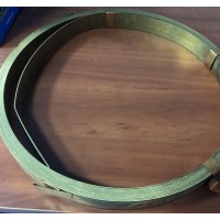 Полоса латунная 100x0,4 мм ЛС59-1 ГОСТ 2208-2007