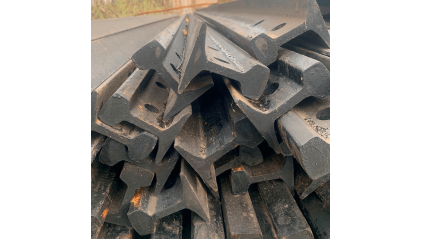 рельсы Р24 стальные узкоколейные 7 м Э76 купить в Ижевске