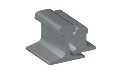 рельсы Р50 стальные рамные с остряком 9 м Э76 купить в Ижевске