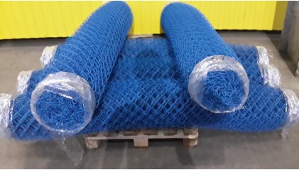 сетку рабицу стальную с полимерным покрытием (ПВХ) 60x60 2 мм купить в Ижевске