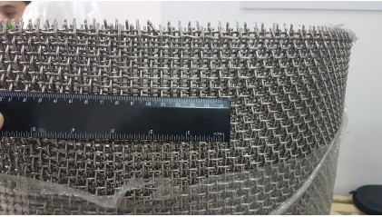 сетку нержавеющую рифленую (канилированную) 15x15 3,6 мм 12Х18Н10Т купить в Ижевске