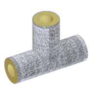 Тройник теплоизоляционный минераловатный фольгированный 1220x108 мм ГОСТ 30732-2020