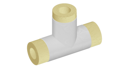 тройник теплоизоляционный минераловатный 45x45 мм купить в Ижевске