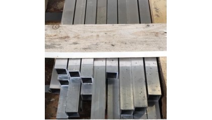 трубу алюминиевую профильную квадратную 70x70 2 мм АД0 купить в Ижевске