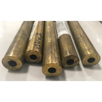 Труба латунная ГКРХХ 8x1 мм ЛС59-1 прессованная ГОСТ 494-2014