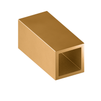 Труба латунная профильная квадратная ДКВНТ 10x10x2 мм ЛС59-1 ТУ 48-21-428-84