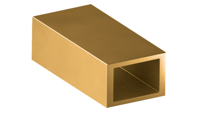 трубу латунную профильную прямоугольную ДПРНТ 9x4,5x1 мм Л68 купить в Ижевске