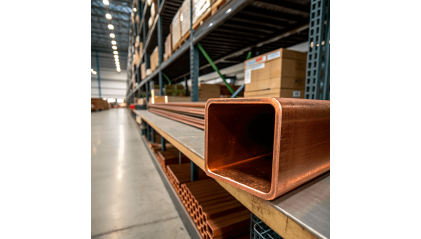 трубу медную профильную квадратную ДКВНТ 10x10x2,5 мм Cu-DHP купить в Ижевске