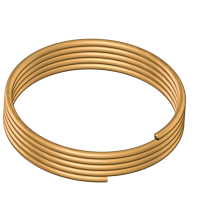 Трубка латунная капиллярная ДКРНМ 2x0,8 мм ЛС59-1 ГОСТ 2624-2016