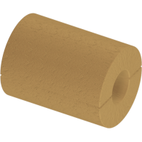 Цилиндр теплоизоляционный базальтовый вырезной без покрытия 102x50x1200 мм Г1 Ц 100 ГОСТ 23208-2022