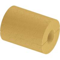 Цилиндр теплоизоляционный минераловатный вырезной без покрытия 1020x40x1200 мм Г1 Ц 150 ГОСТ 23208-2022